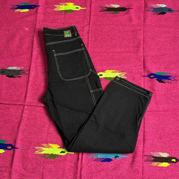 Empyre Women's Tori Black Carpenter Skate Pants size 10 - Picture 4 of 15